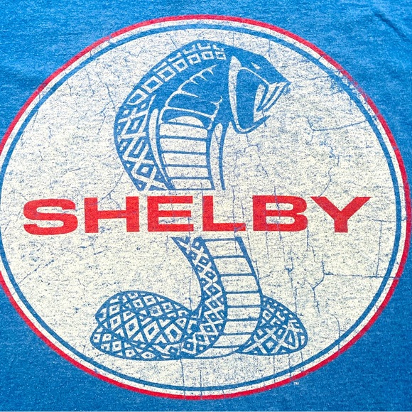 Shelby Cobra XL Blue Fifth Sun T-shirt - Picture 1 of 2